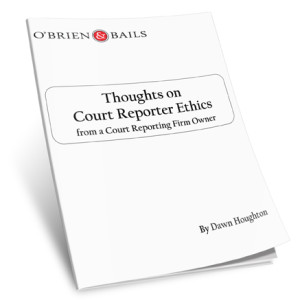 Court Reporter Ethics report